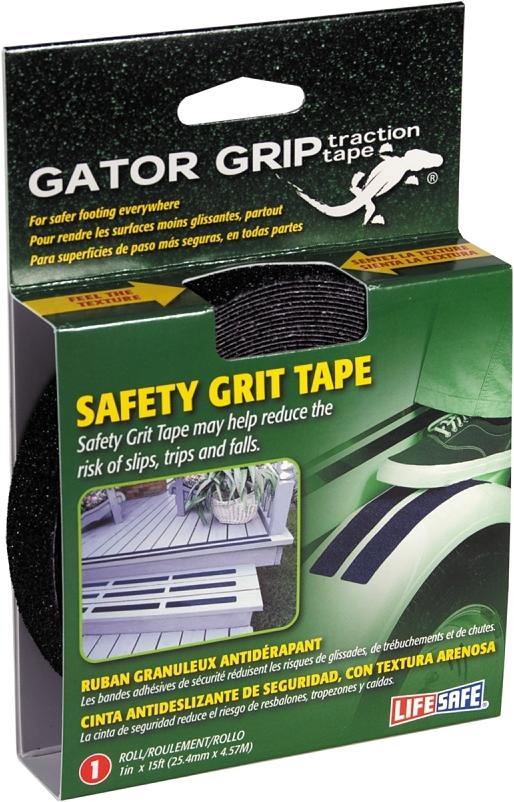 Gator Grip 4 in. x 5 yds. Anti-Slip Safety Tape Black RE3952 - The