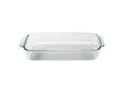 Basics 2-Quart Oblong Baking Dish, Glass-Pyrex-1105396