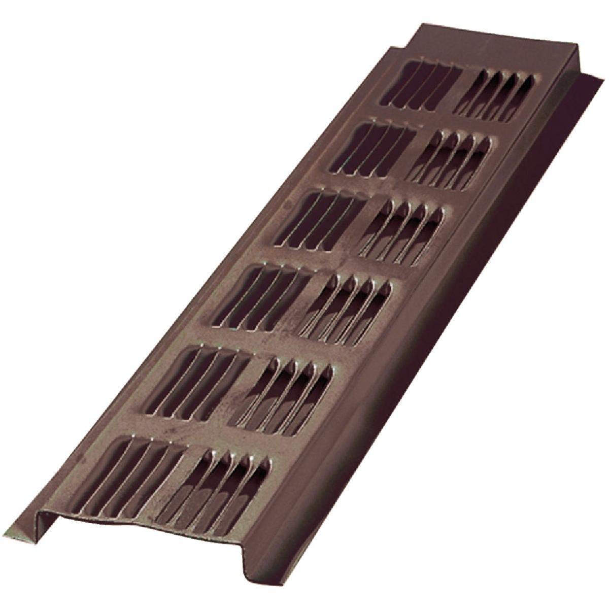 AirVent Brown Continuous Aluminum Soffit and Under Eave Vent - Retrofit