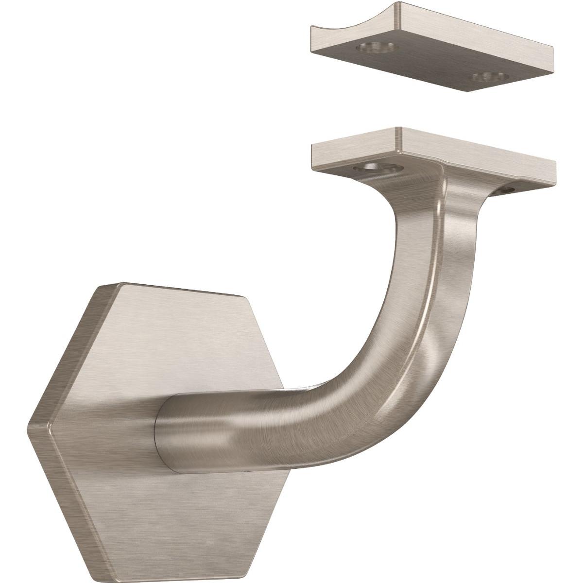 National Hardware Powell 3 In. Satin Nickel Handrail Bracket
