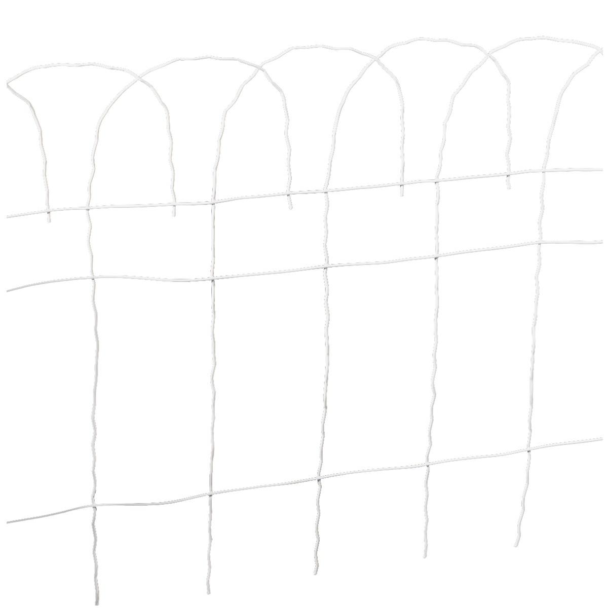 Best Garden 14 In. H x 20 Ft. L Galvanized Wire Decorative Border Fence