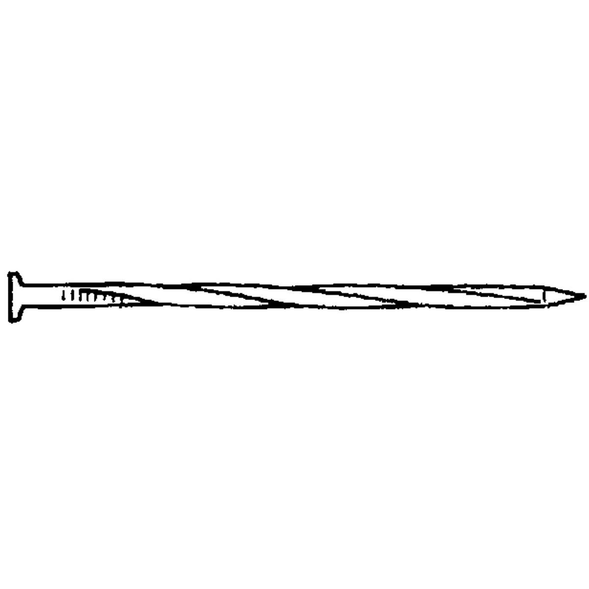 Do it 8 In. 5/16 Dia. Hot Galvanized Spiral Landscape Spikes (12-Count, 2 Lb.)