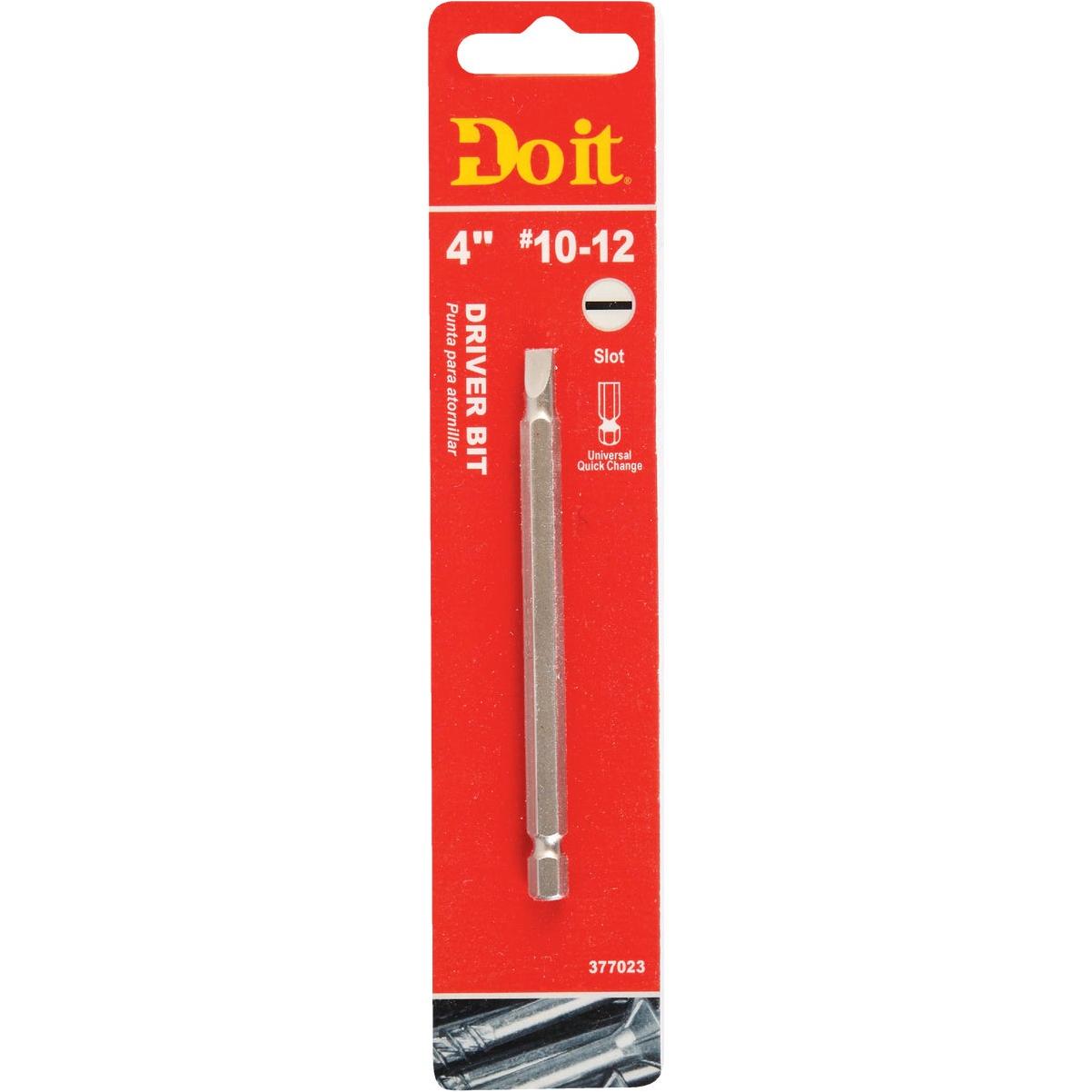 Do it #10-12 Slotted 4 In. Power Screwdriver Bit