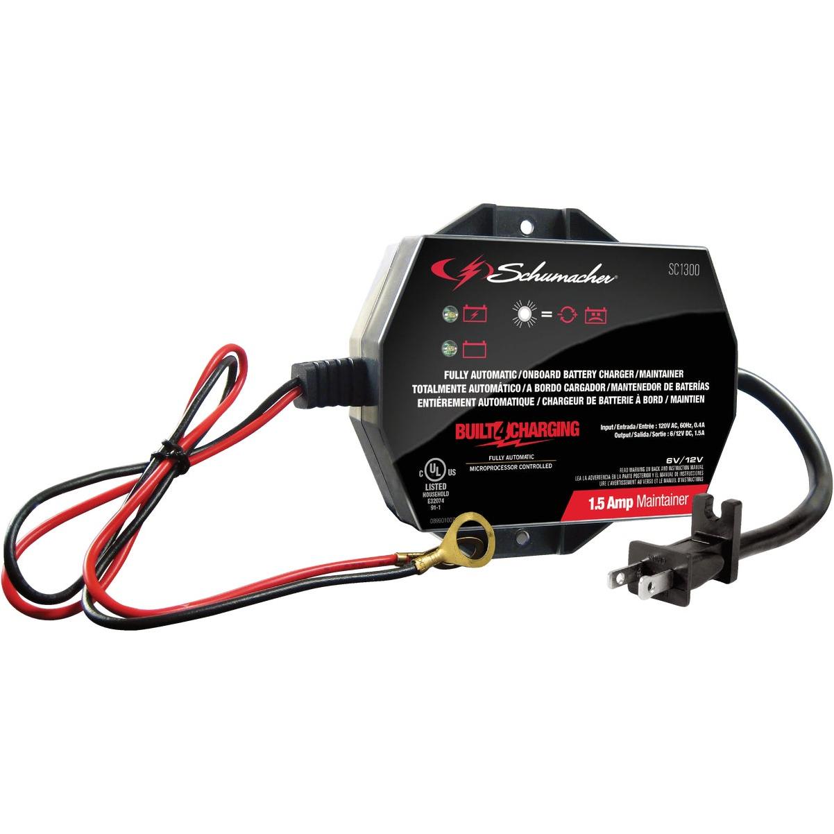 Schumacher Schumacher Automatic 12V 1.5A Auto Battery Charger
