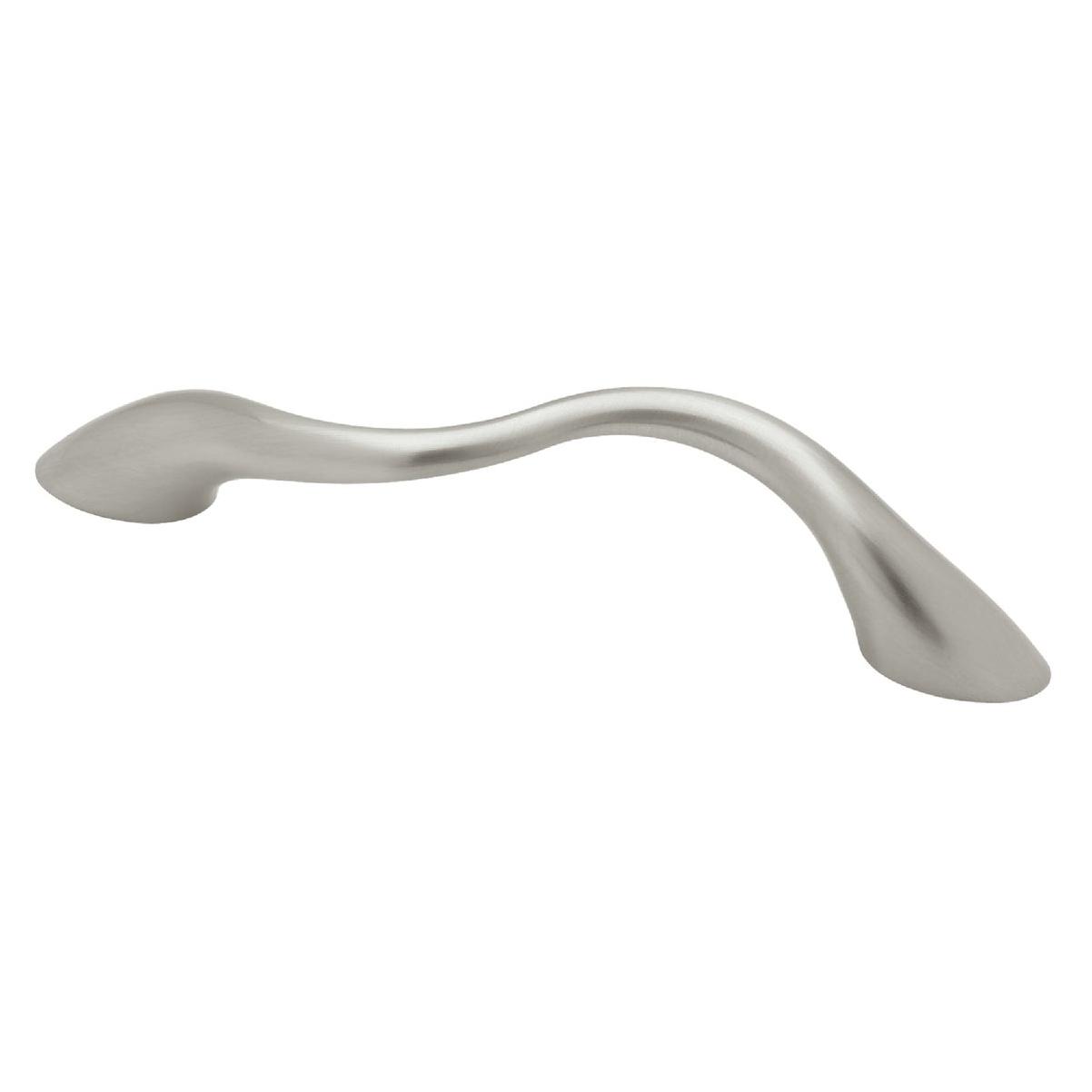 Pacifica 3-3/4 In. Satin Nickel Contemporary Cabinet Drawer Pull