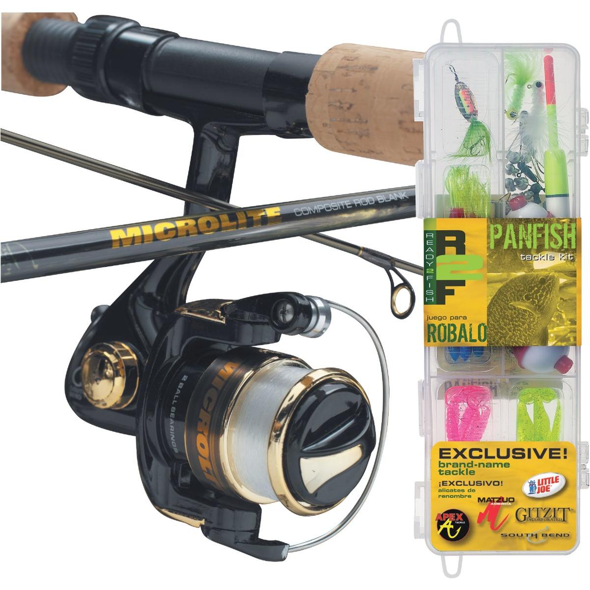 Ready 2 Fish Just Add Bait 5 Ft. 6 In. Telescopic Fiberglass Fishing Rod & Spinning Reel Combo