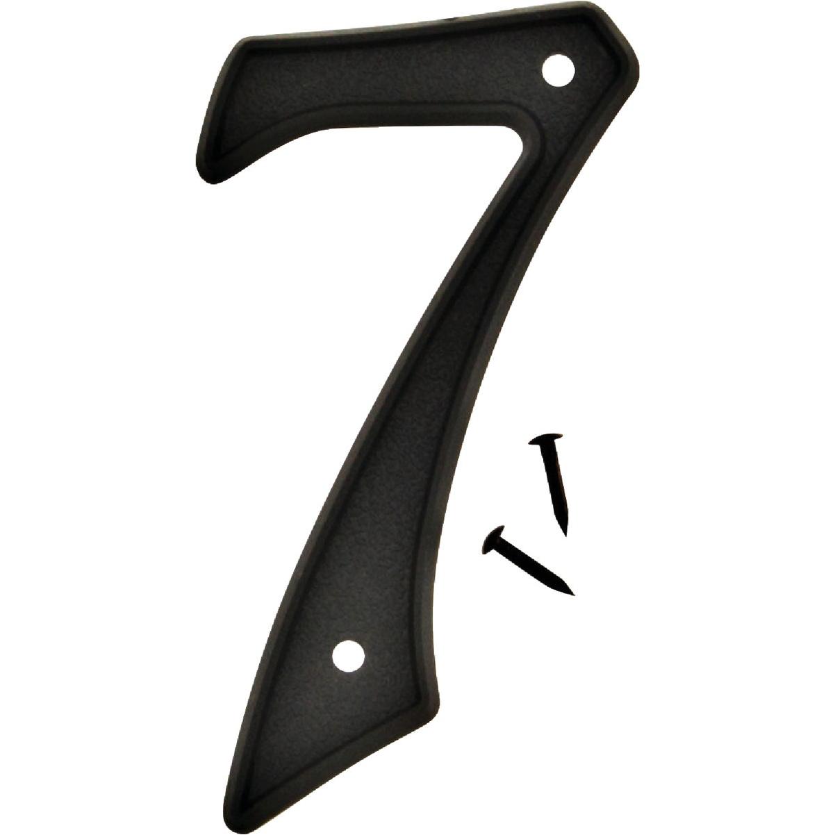 Hy-Ko 4 In. Black House Number Seven
