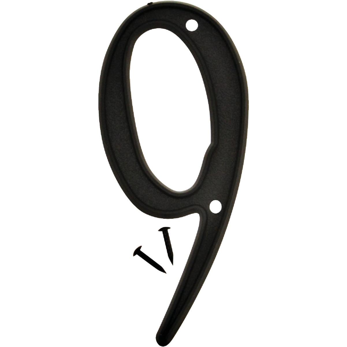 Hy-Ko 4 In. Black House Number Nine