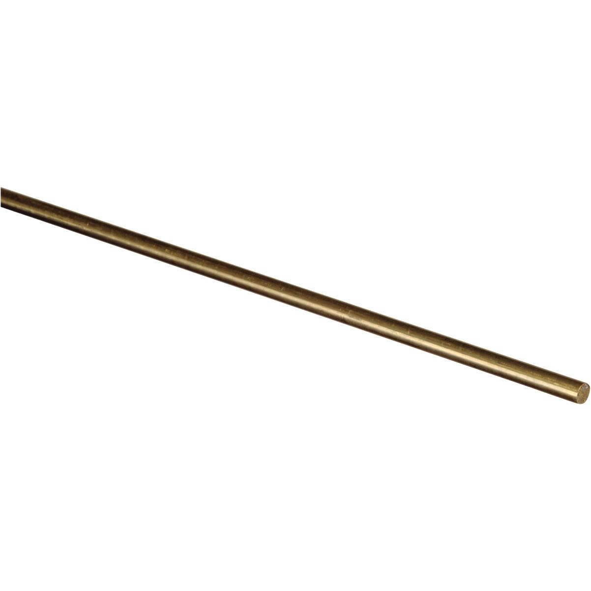 Hillman Steelworks Brass 3/16 In. X 3 Ft. Solid Rod