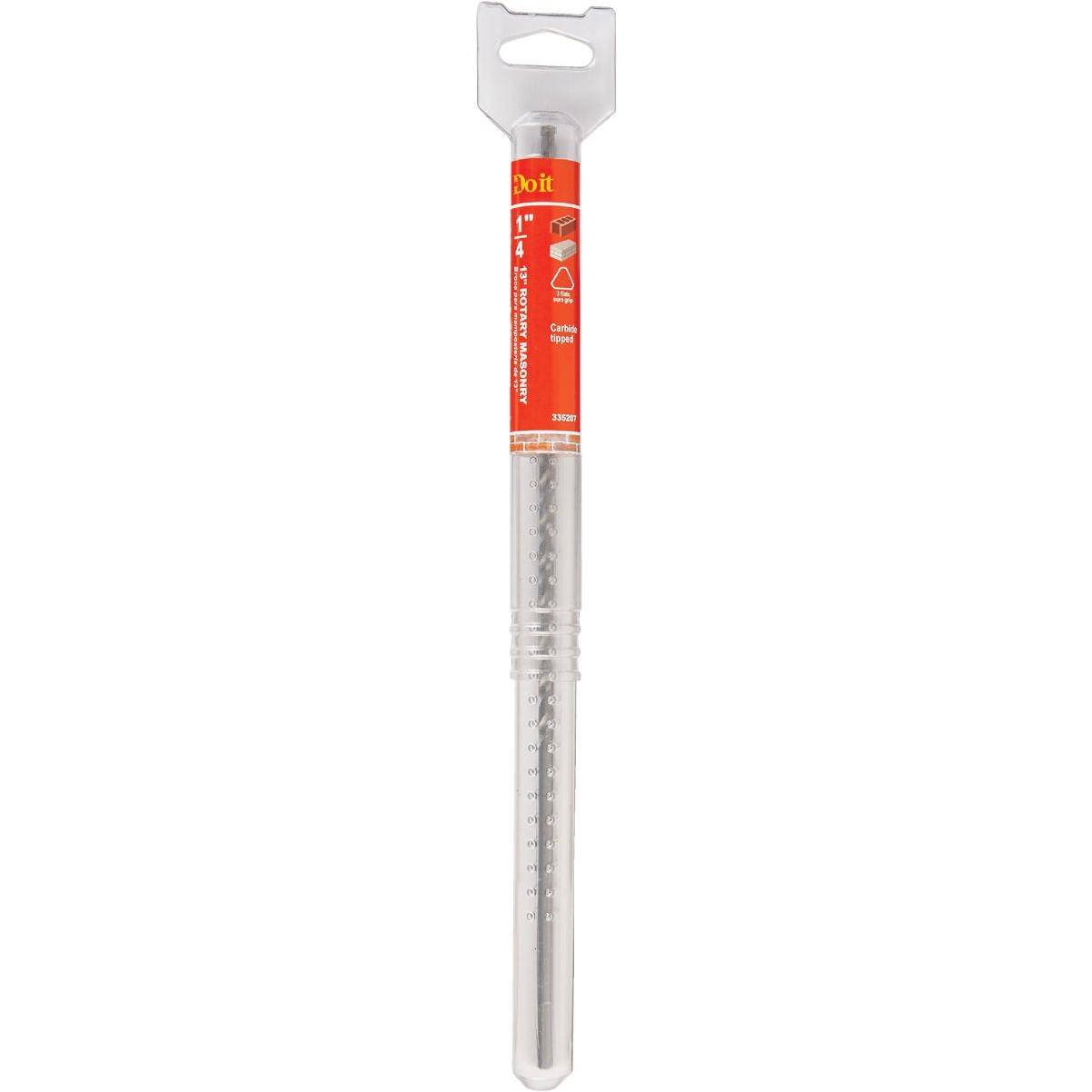 Do it Best 1/4 In. x 12 In. Impact Ready Carbide Masonry Drill Bit