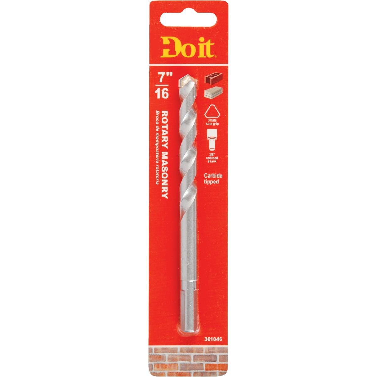 Do it 7/16 In. x 6 In. Rotary Masonry Drill Bit