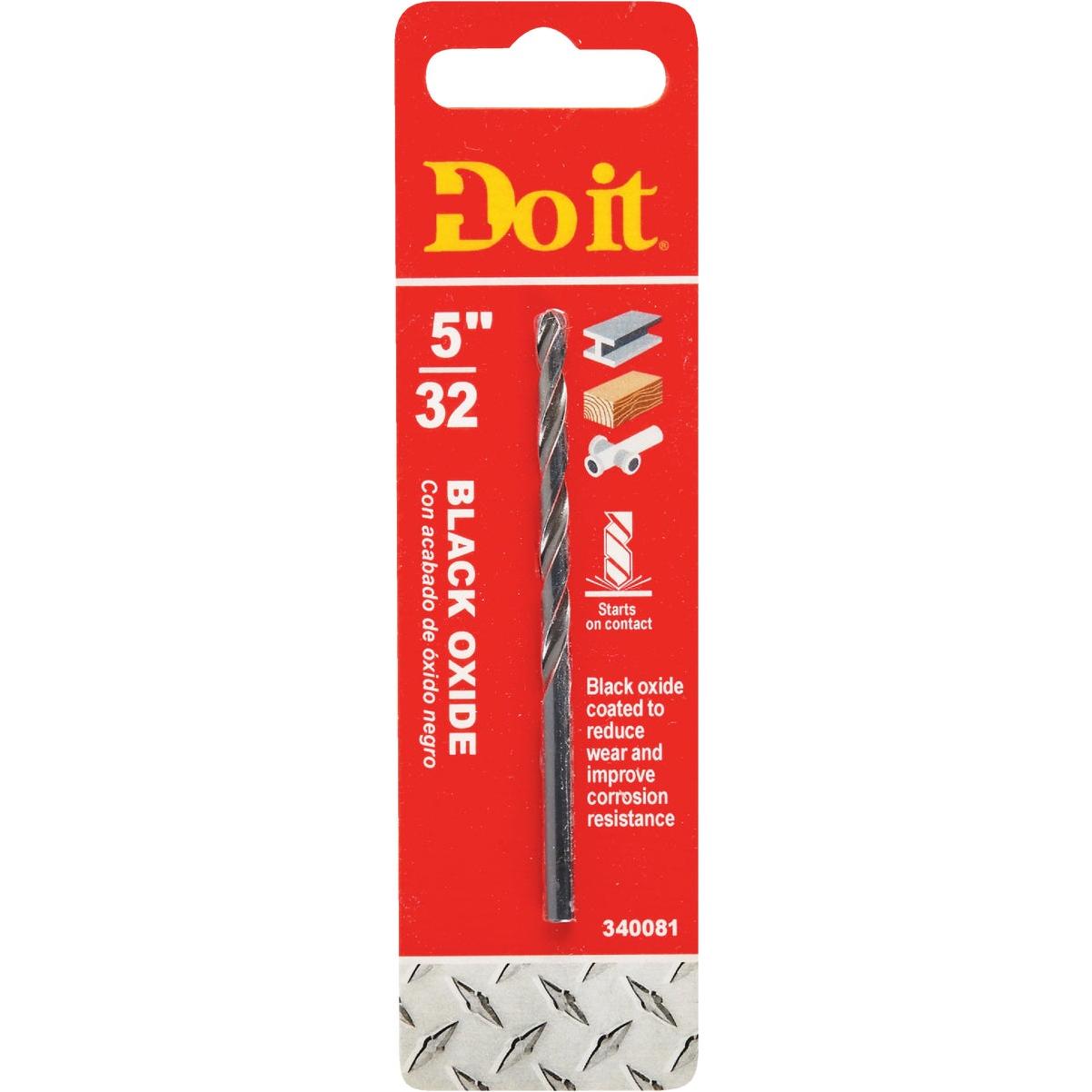 Do it Best 5/32 In. Black Oxide Drill Bit