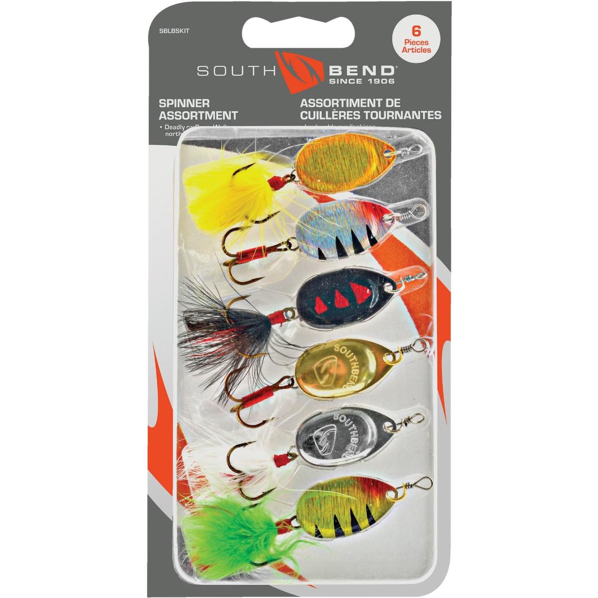 BadRiver 6-Piece Spinner Fishing Lure Kit
