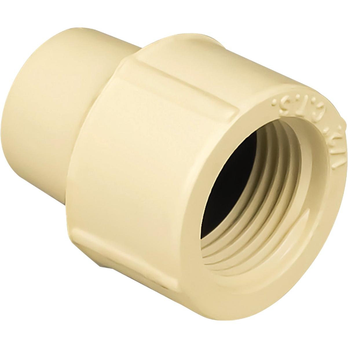 Charlotte Pipe 1/2 In. FIP CPVC Threaded PVC Adapter