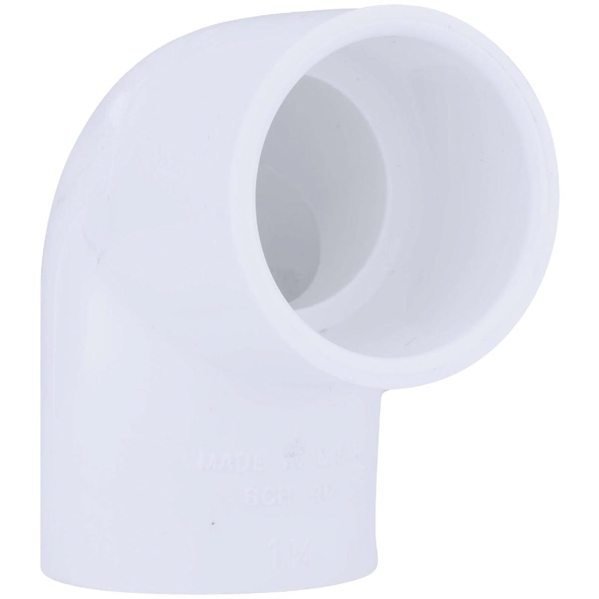 1-1/4 In. Slip X Female Schedule 40 90 Degree Pvc Elbow