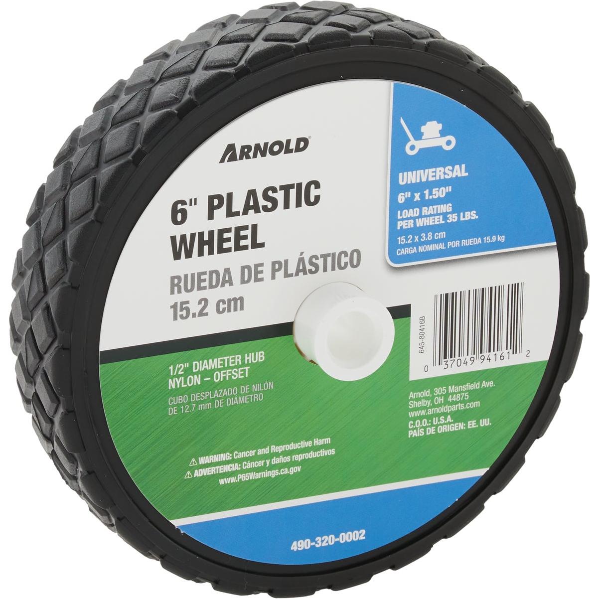 Arnold Diamond Tread Offset Hub Wheel