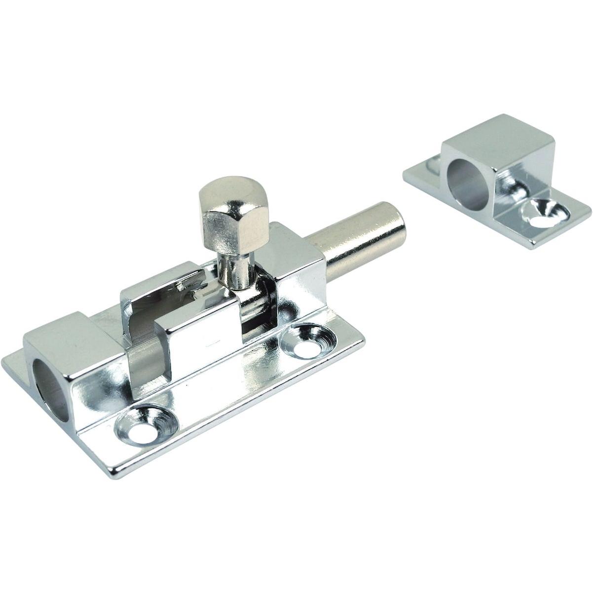 Seachoice 1-1/2 In. Chrome-Plated Brass Barrel Bolt
