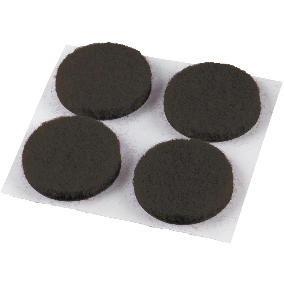Do it 1/2 In. Brown Round Felt Pad (24-Count)