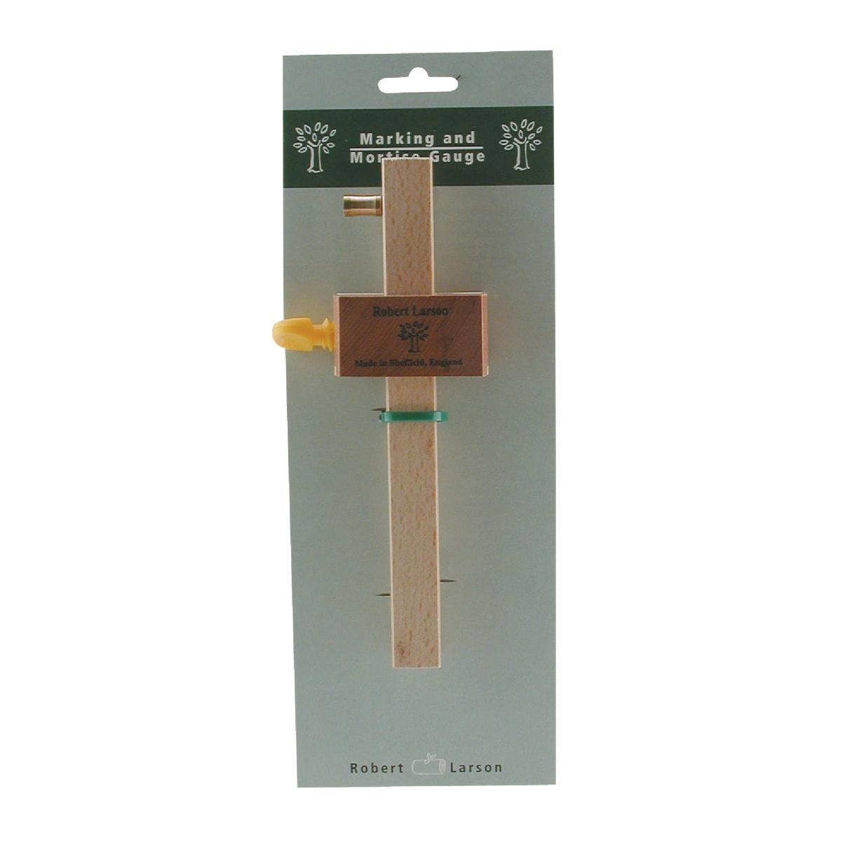 605-1250 Beechwood Mortice And Marking Gauge With Brass Wear Strips