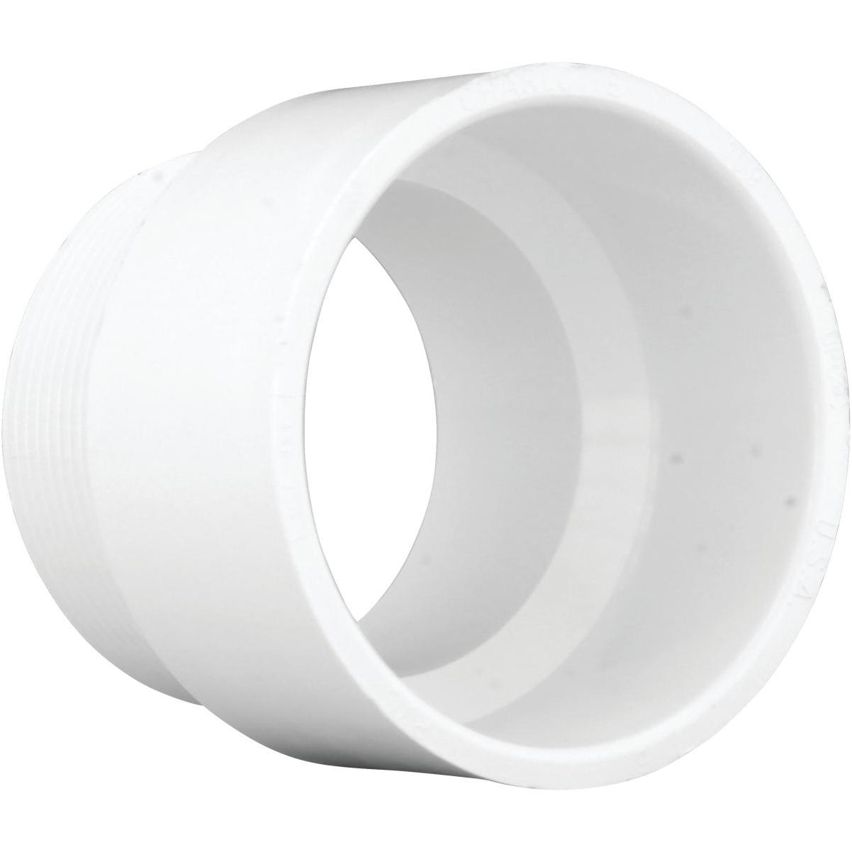 70430 3 Inch Pvc-dwv Male Adapter Hub X Mip