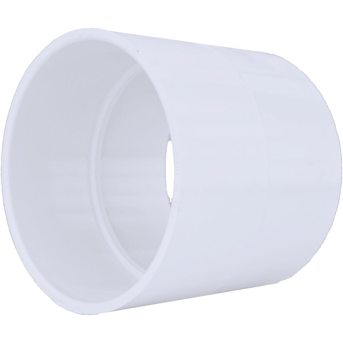 Charlotte Pipe 6 In. Hub Schedule 40 DWV PVC Coupling