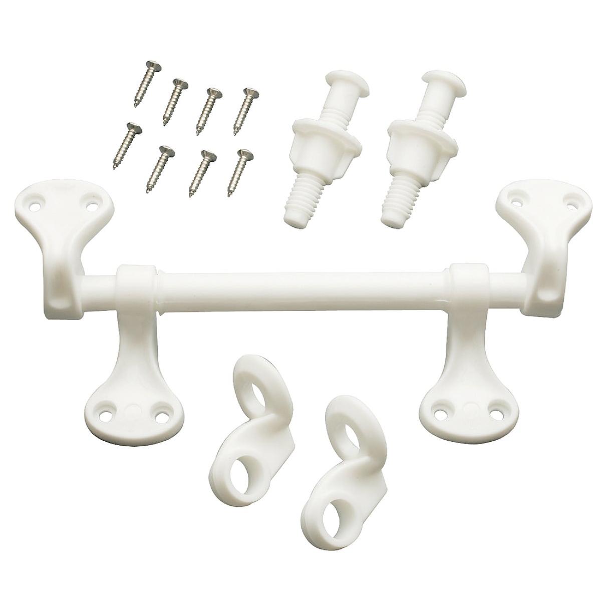 Do it Best 1/2" White Polyethylene Toilet Seat Hinge