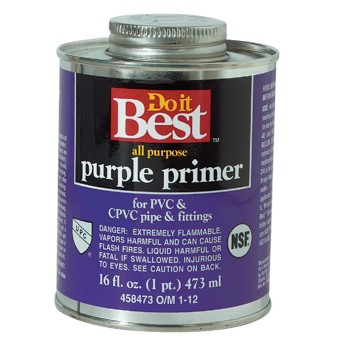 Do it Best 16 Oz. Purple Pipe and Fitting Primer for PVC/CPVC