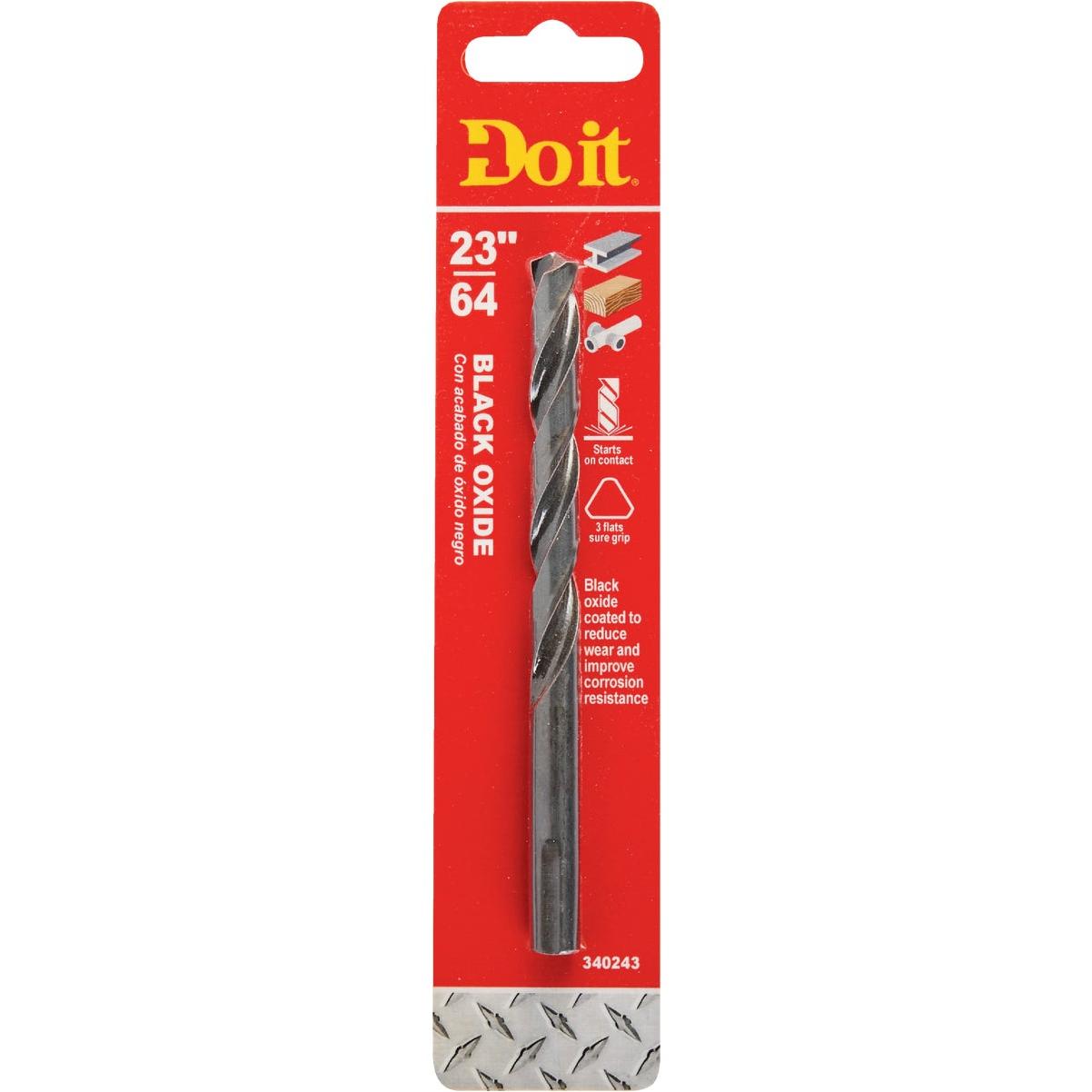 Do it Best 23/64 In. Black Oxide Drill Bit