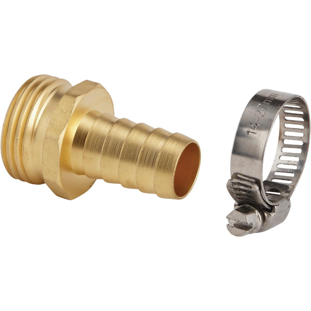 Best Garden 5/8 In. Male Brass Hose End Repair Hose Coupling