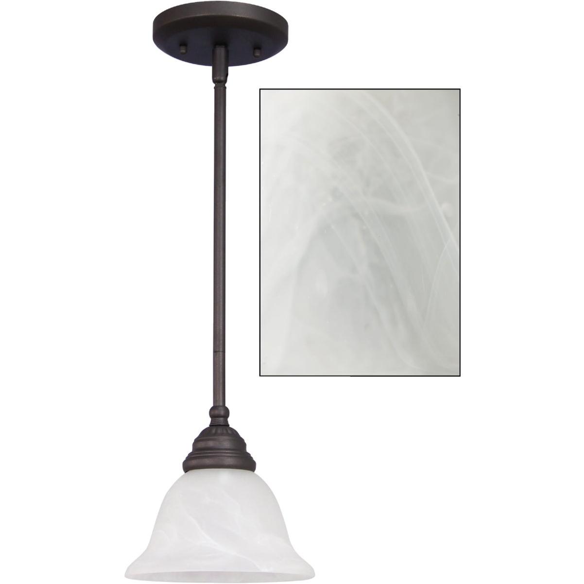 Home Impressions Julianna 1-Bulb Oil Rubbed Bronze Incandescent Pendant Light Fixture