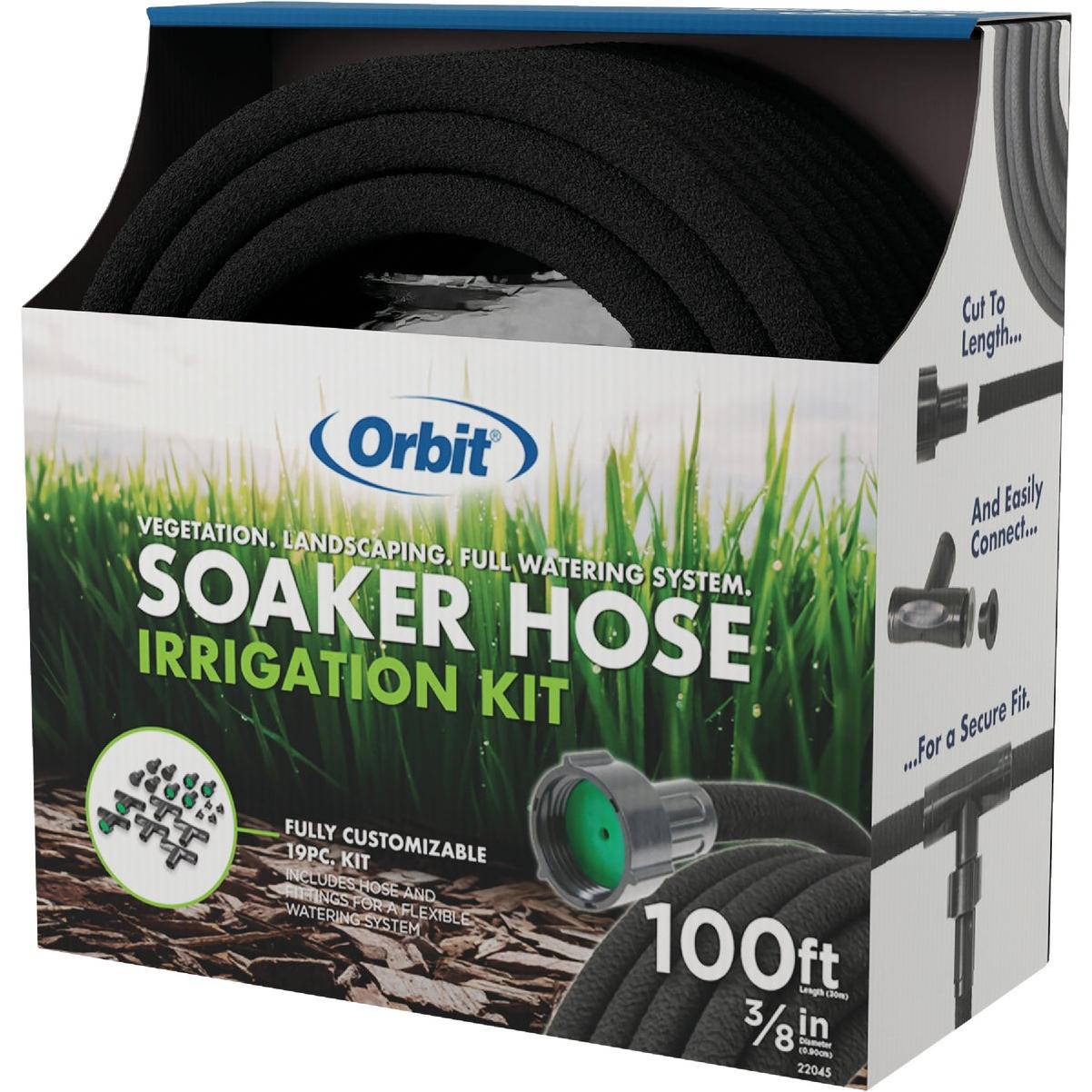 Orbit 3/8 In. Dia. x 100 Ft. Garden Soaker Hose Irrigation Kit