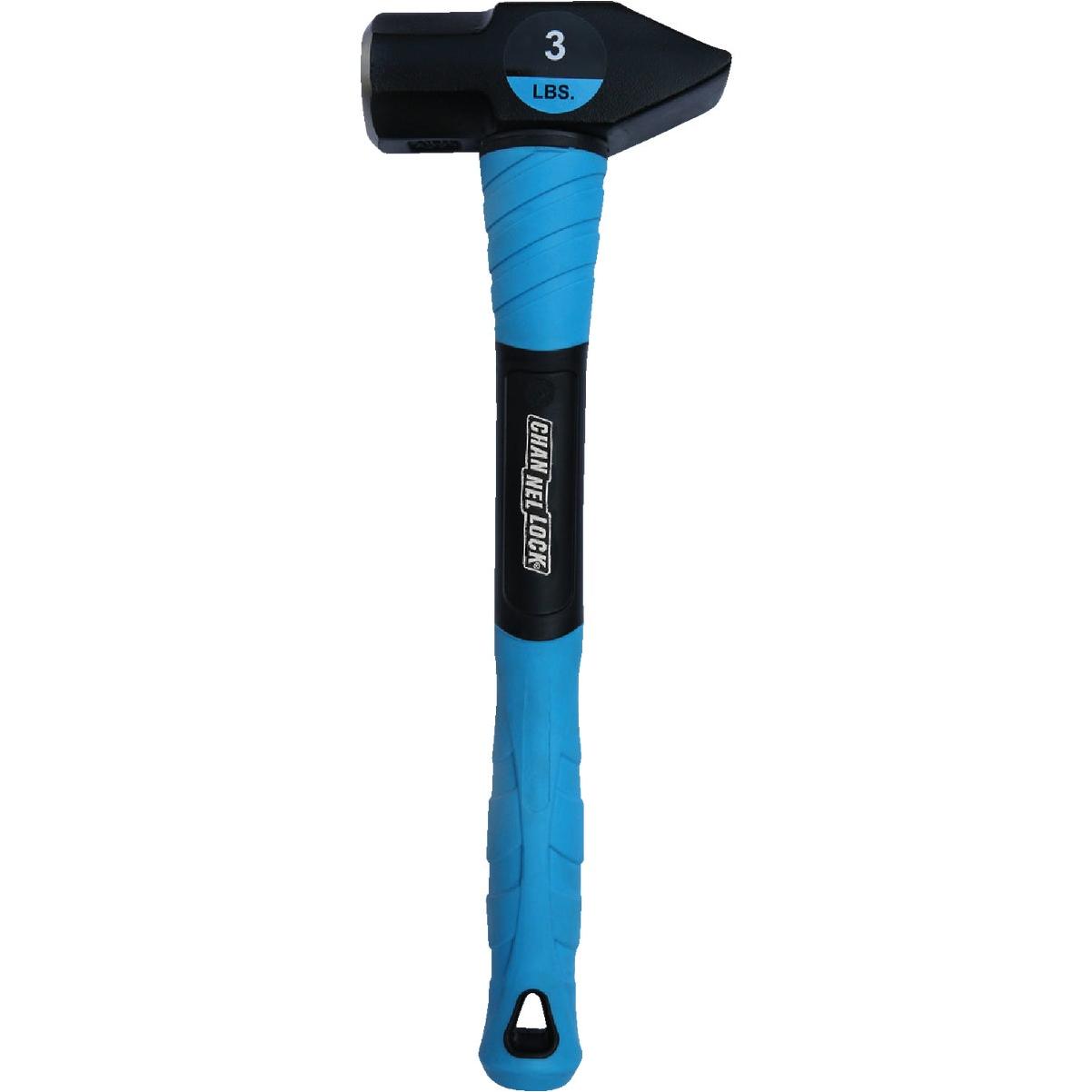 Channellock 3 Lb. Steel Cross Peen Hammer with Fiberglass Handle
