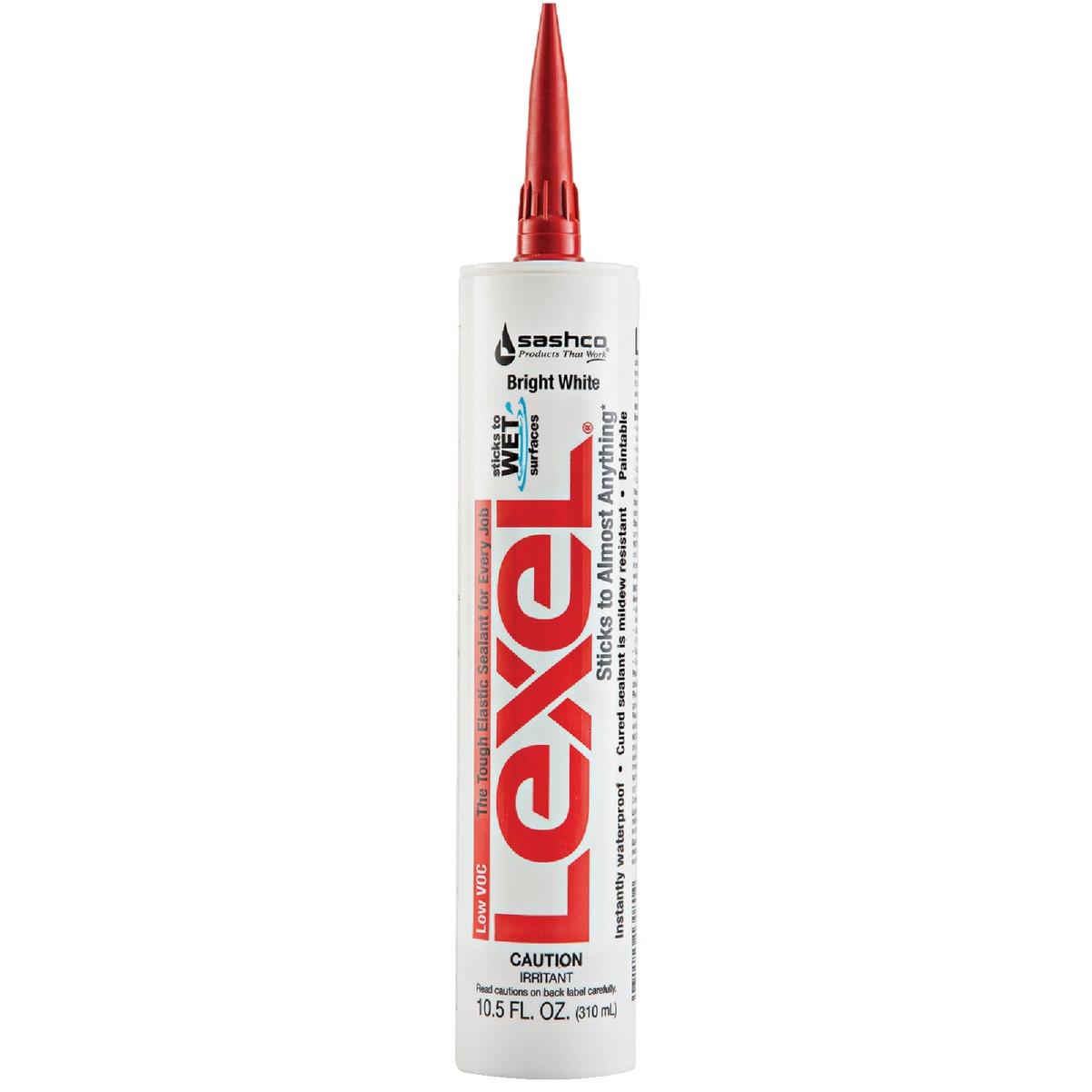 Sashco Lexel 10.5 Oz. Caulk Polymer Sealant, Bright White