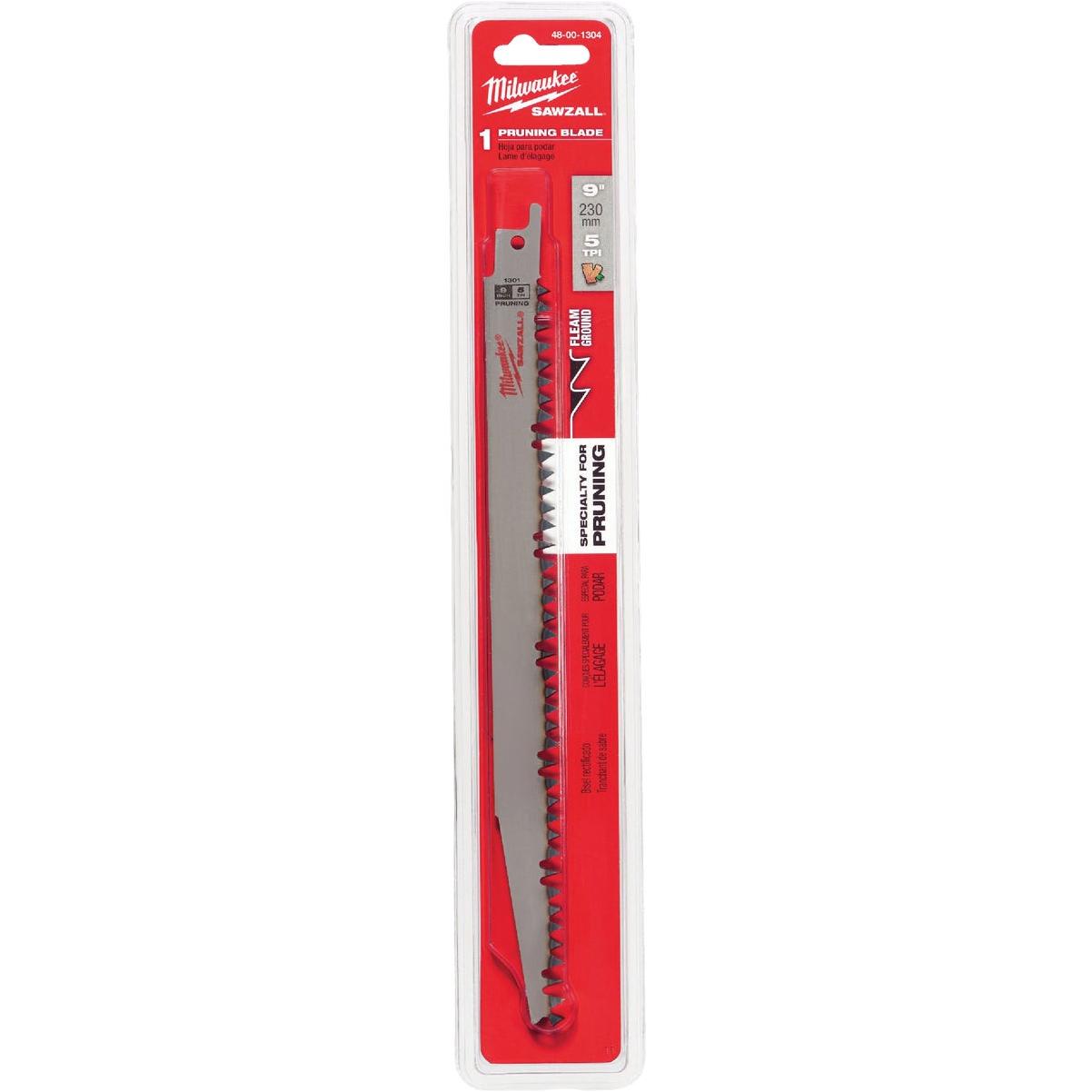 Milwaukee SAWZALL 9 In. 5 TPI Pruning Reciprocating Saw Blade