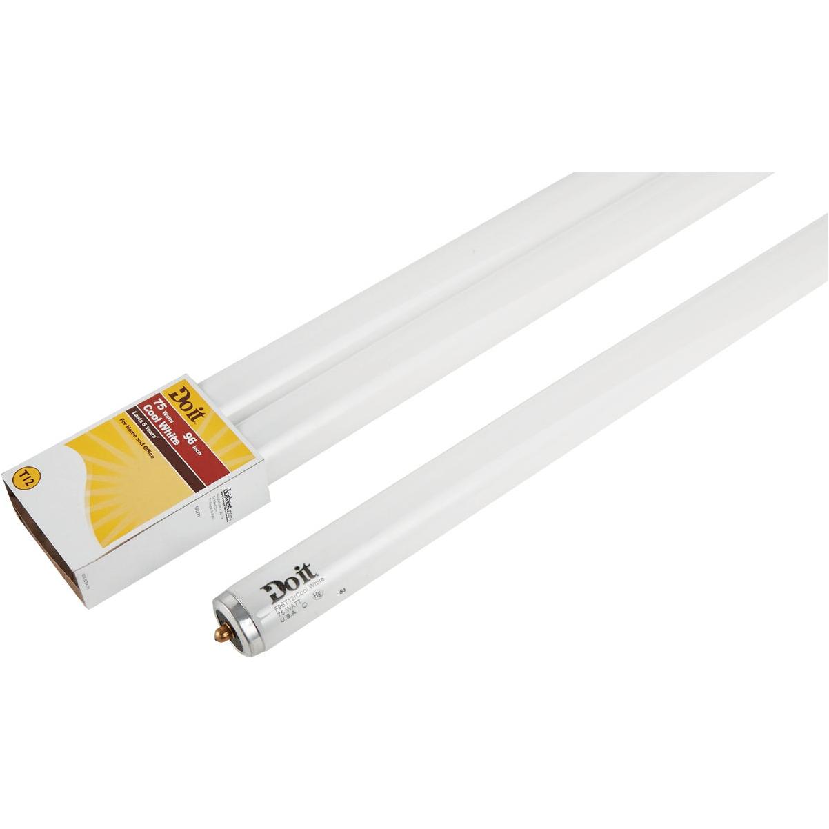 Do it 75W 96 In. Cool White T12 Single Pin Fluorescent Tube Light Bulb (2-Pack)
