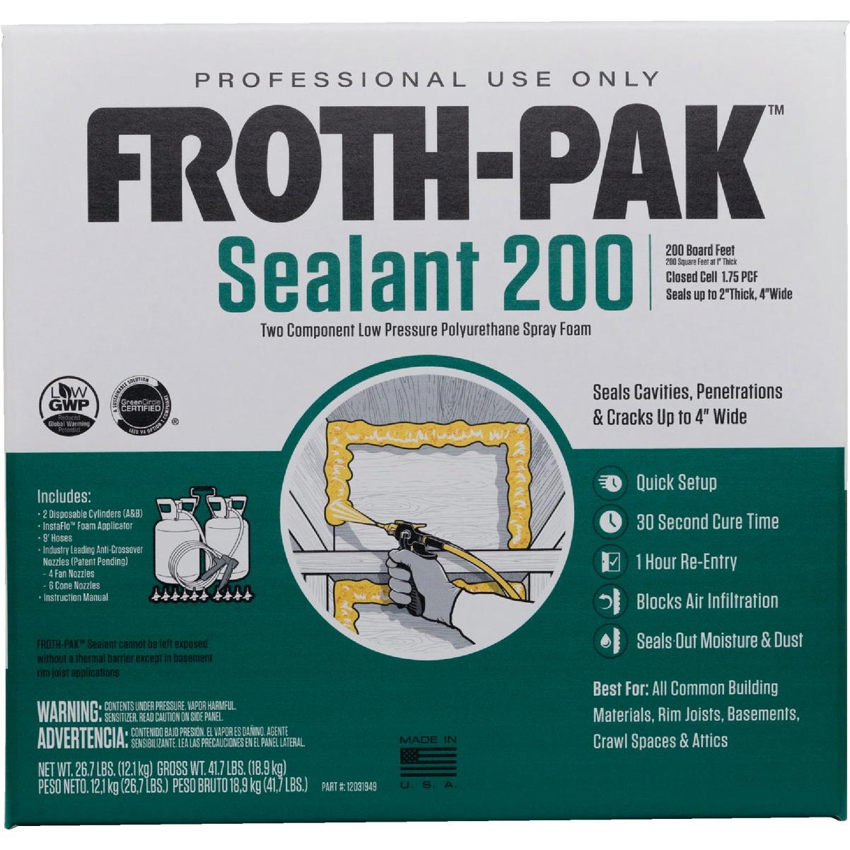 Froth-Pak 200 Insulation & Sealant Spray Foam System