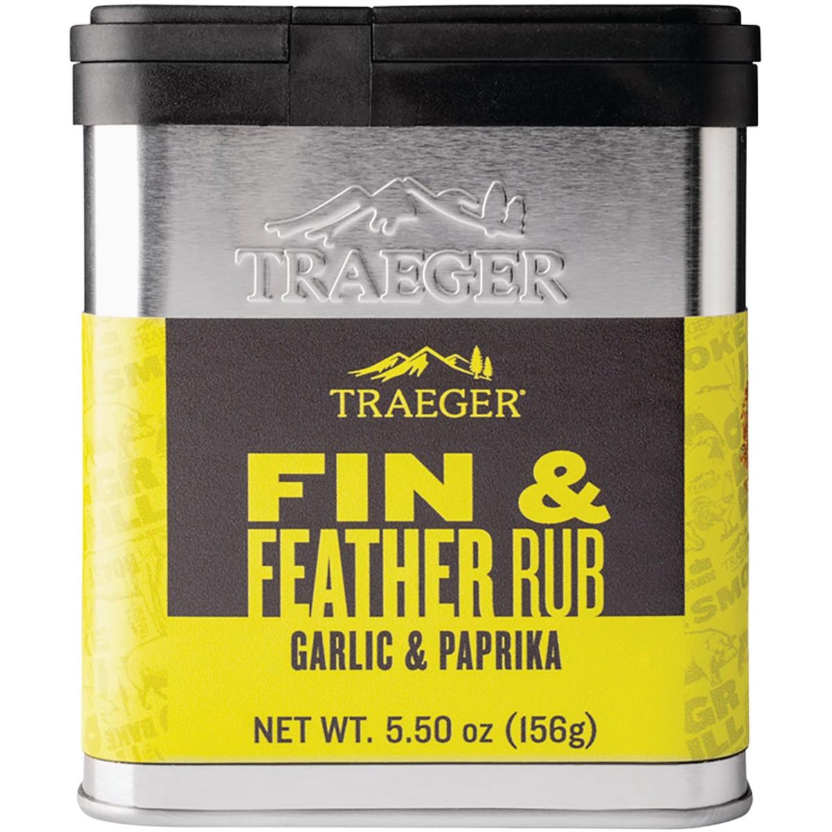 Traeger 8.5 Oz. Garlic & Paprika Flavor Fin & Feather Rub