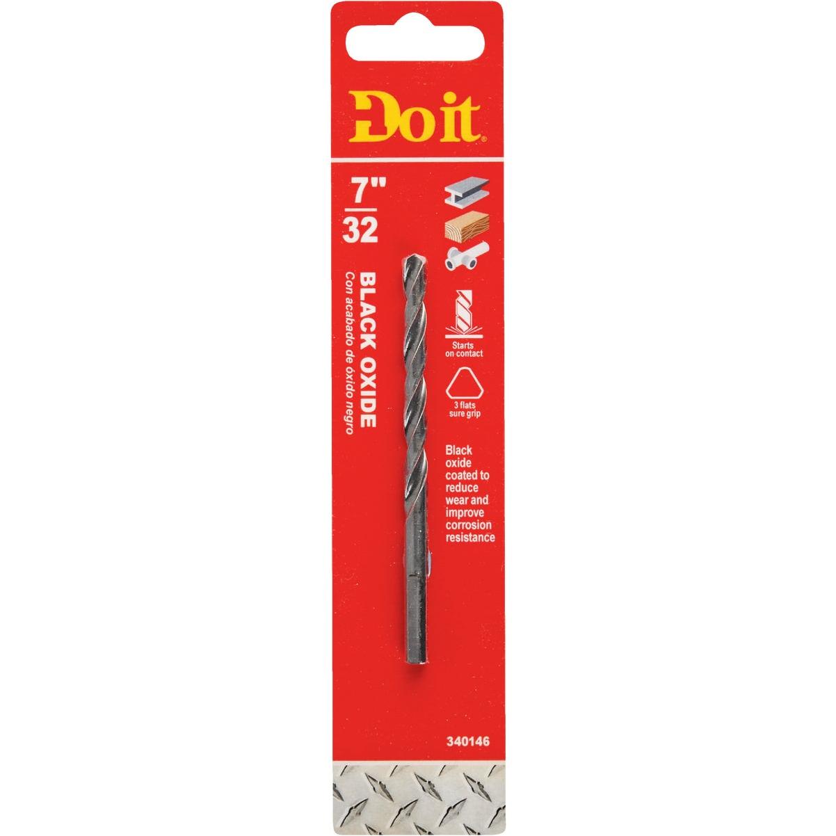 Do it Best 7/32 In. Black Oxide Drill Bit