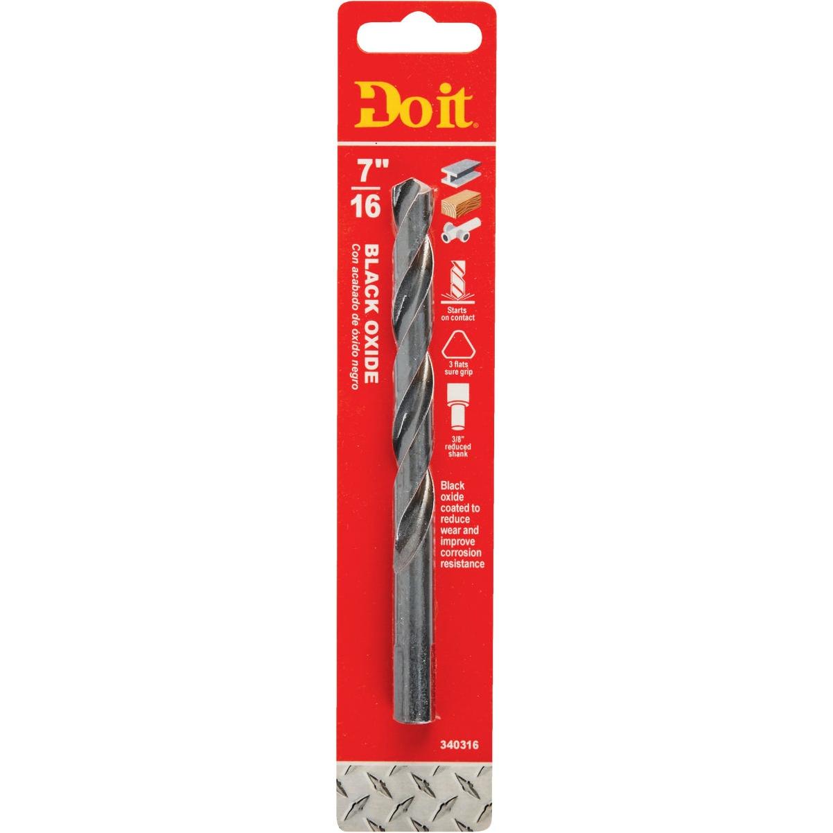 Do it Best 7/16 In. Black Oxide Drill Bit