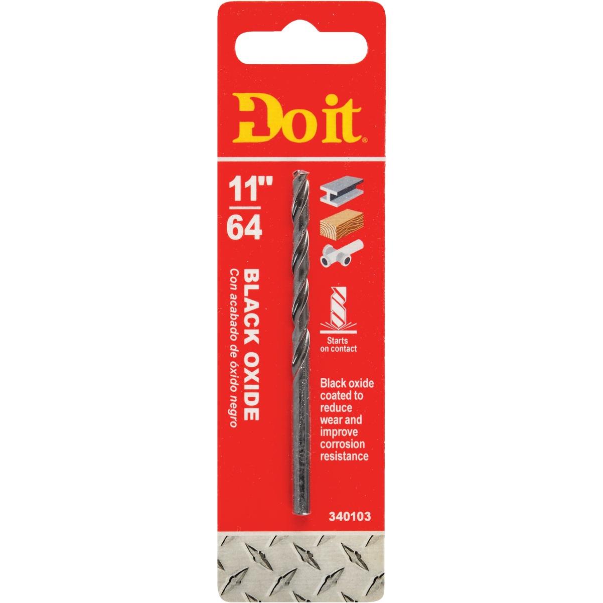 Do it Best 11/64 In. Black Oxide Drill Bit