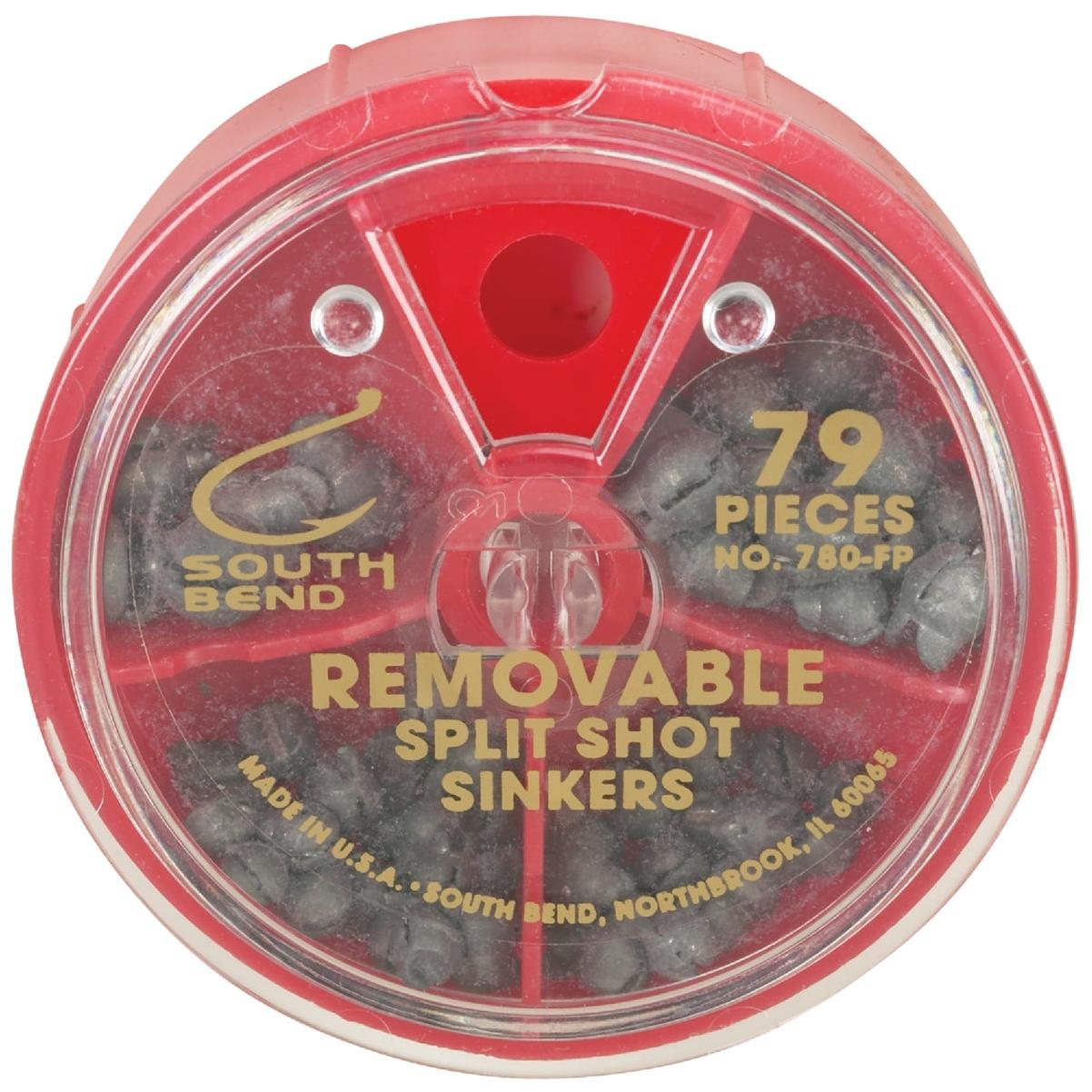 Vanguard 78-Piece Removable Split Shot Sinker Kit Assortment
