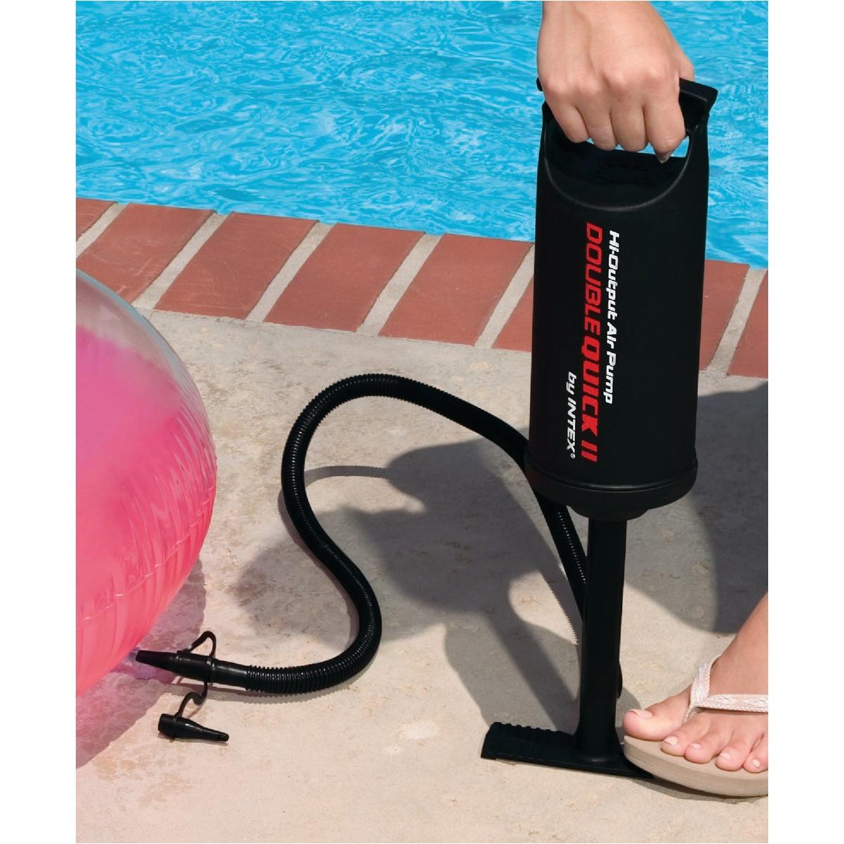 Intex High Output Air Hand Pump, 14 In., 3 Nozzles Included Sheraton Mall