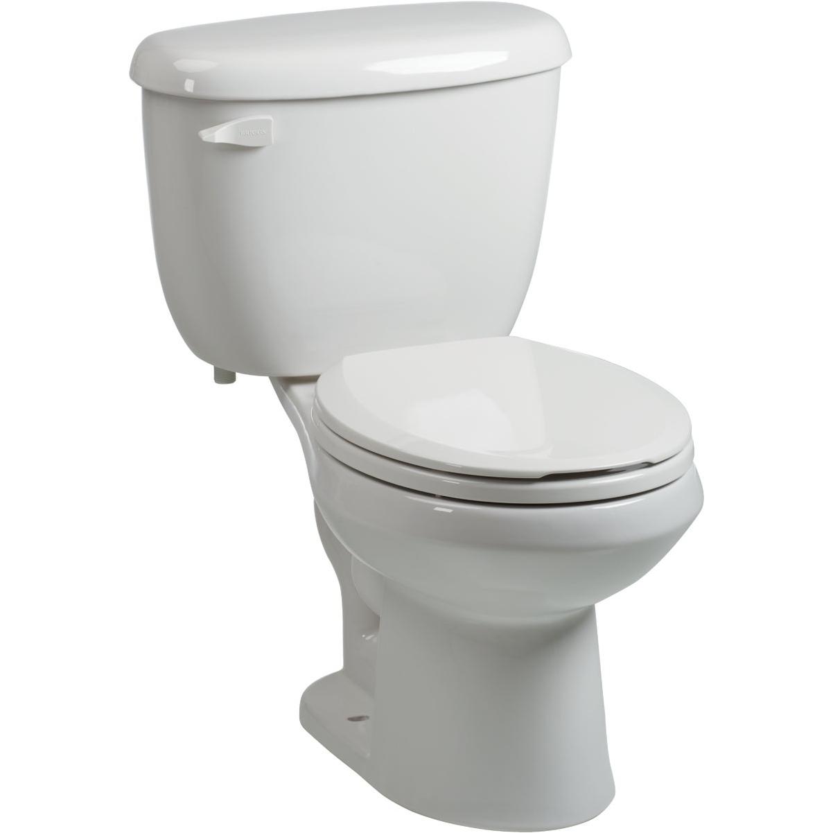 Briggs Abingdon White Round Bowl 1.6 GPF Toilet Express