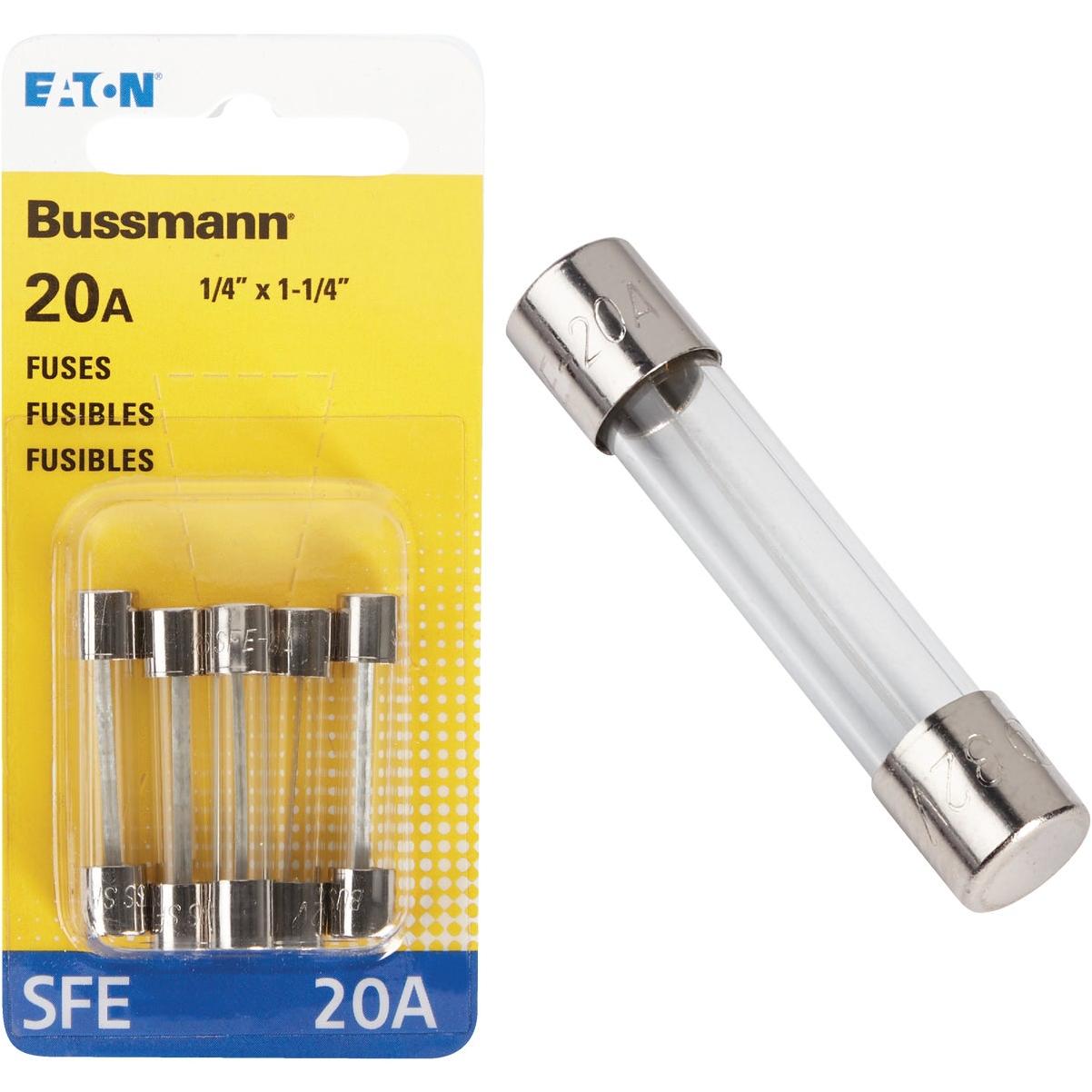 Bussmann 20-Amp 32-Volt SFE Glass Tube Automotive Fuse (5-Pack)