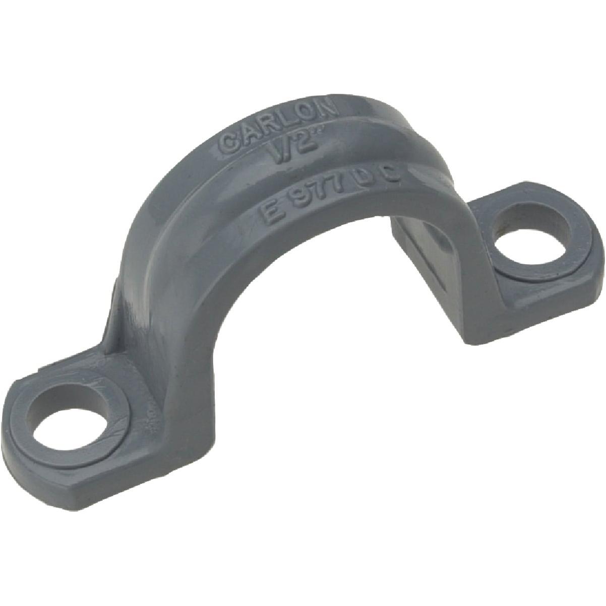 Carlon 1-1/4 In. 2-Hole PVC Strap (5-Pack)
