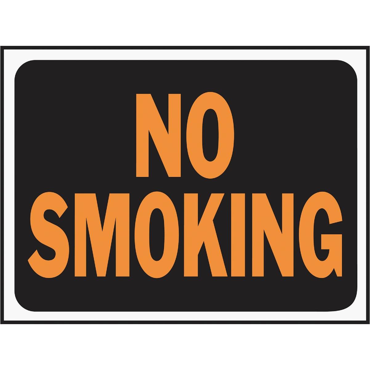 Hy-Ko 9x12 Plastic Sign, No Smoking