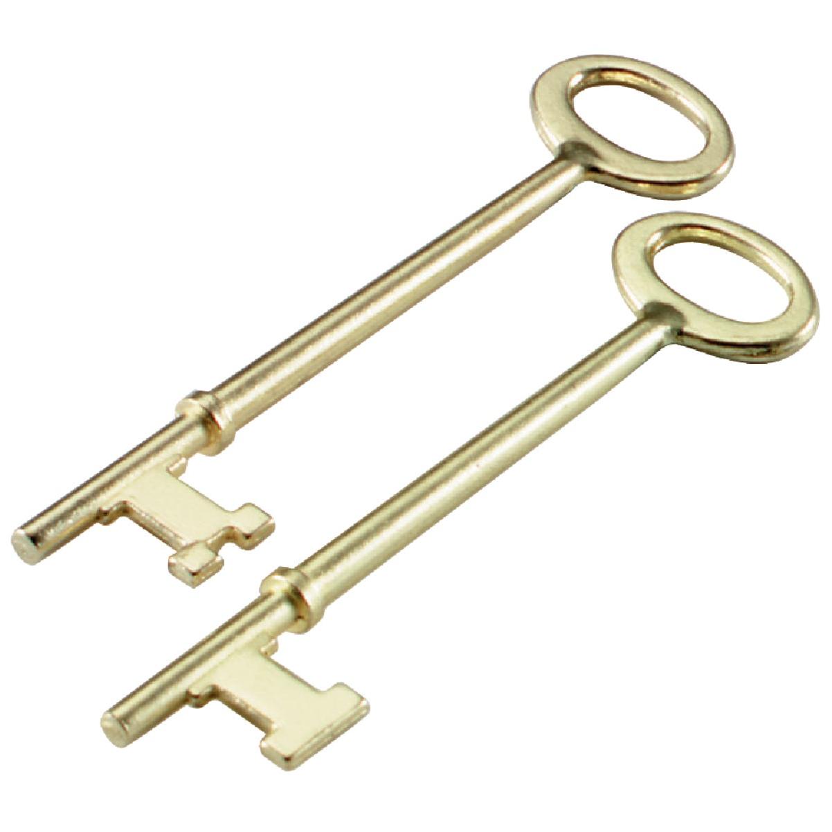 Lucky Line Zinc Skeleton Key - 2-Pack