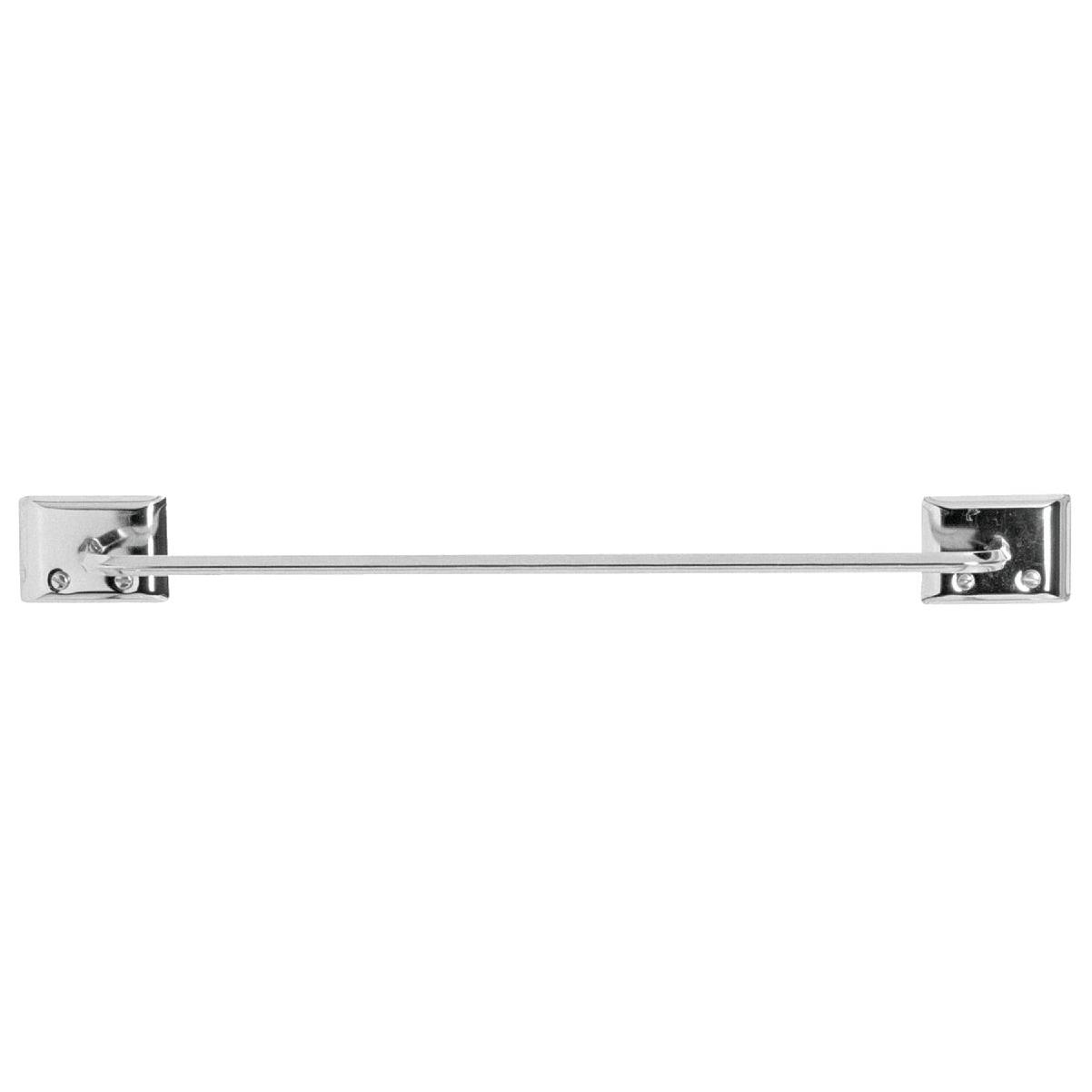 Decko Diamond Bar Design 24 In. Chrome Towel Bar