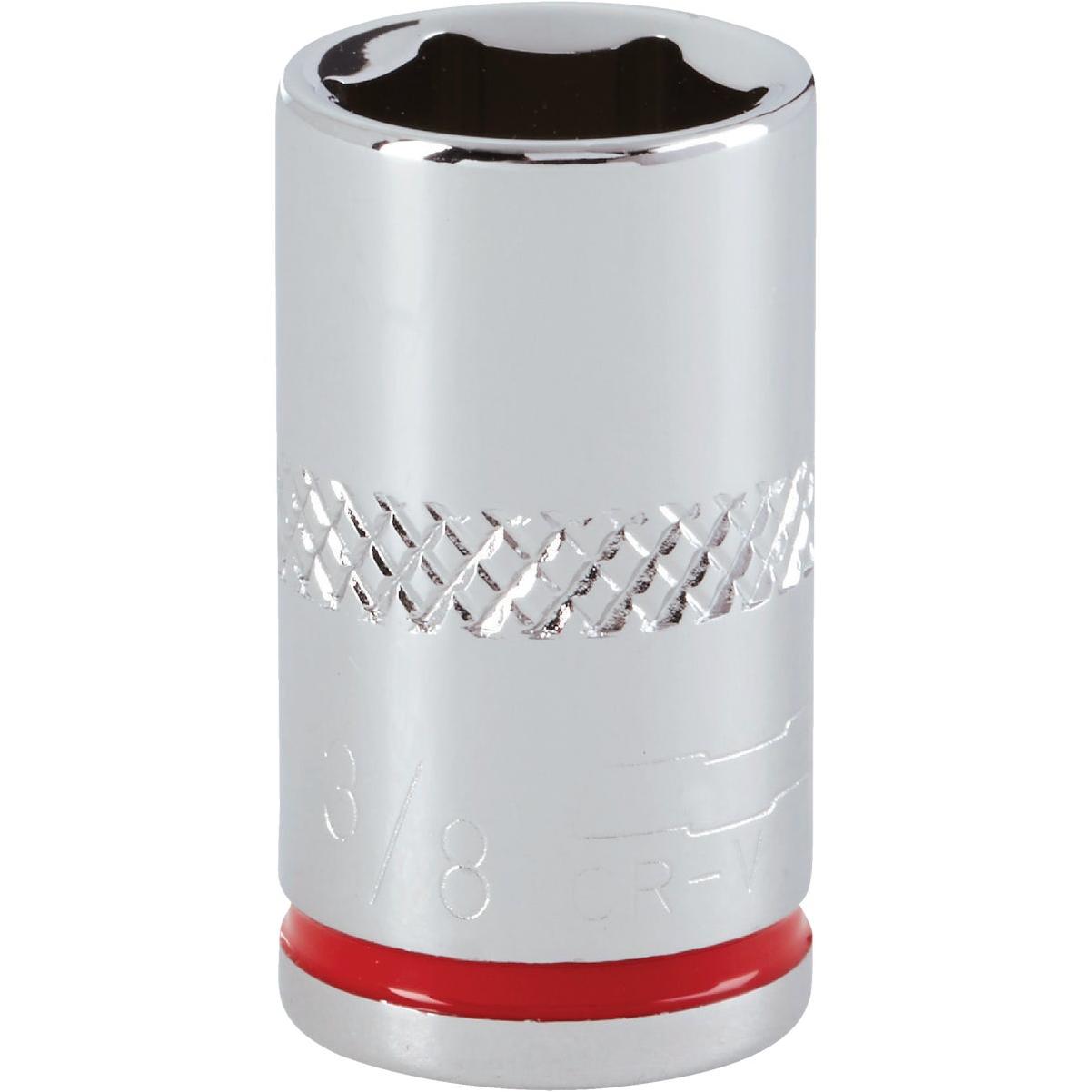 Channellock 1/4 In. Drive 3/8 In. 6-Point Shallow Standard Socket