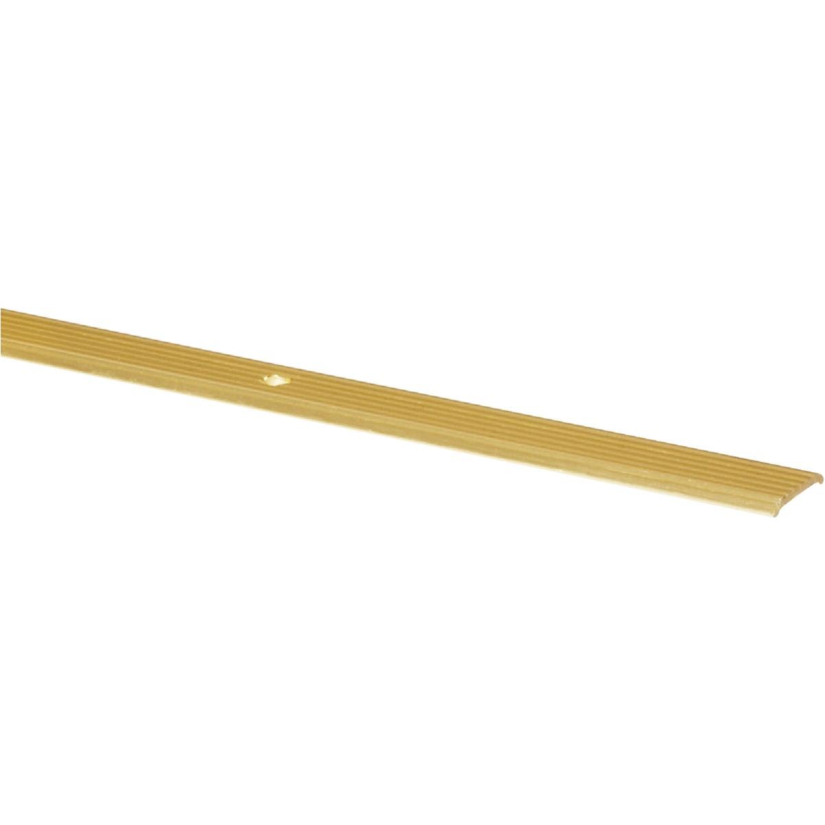 M-D Building Products 3/4 In. x 72 In. Satin Brass Aluminum Seam Binder with Screw Nails